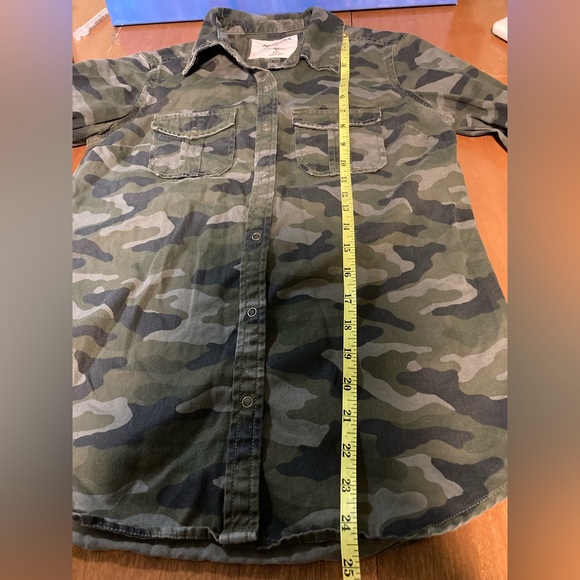 Arizona Jean Co. Y2K Camo Snap Up Denim Shirt / Light Jacket - Picture 5 of 10